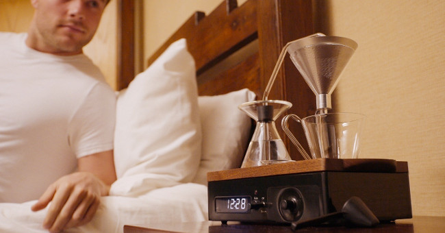 With this alarm clock, you will always be ready to wake up tirelessly
