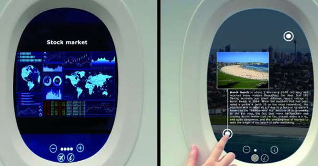 With this technology, when you go on a plane you will always want to sit by the window
