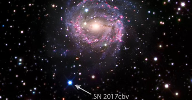 Witness the supernova explosion that seems to be only in sci-fi movies