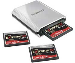 World's fastest data processing memory card: 40 Mbps