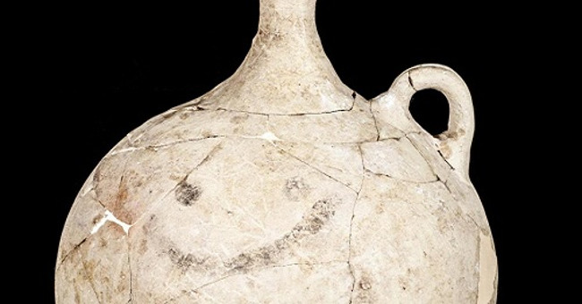 World's oldest smiley face on the 4,000-year average