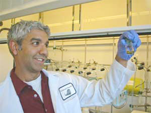 Young scientist makes cheap solar cells