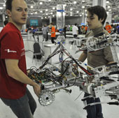 Young talents and robots