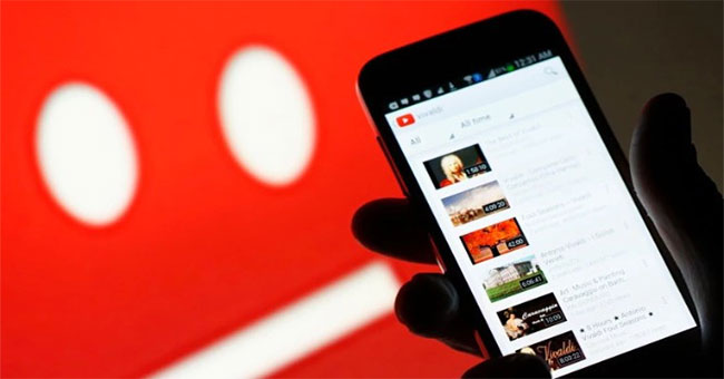 Youtube implements an anonymous view for the Android operating system