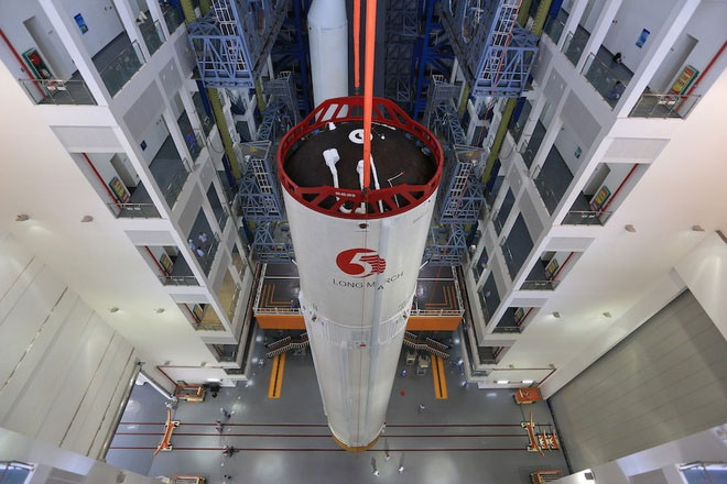 Picture 2 of China's Changping 5B rocket falls to Earth uncontrollably