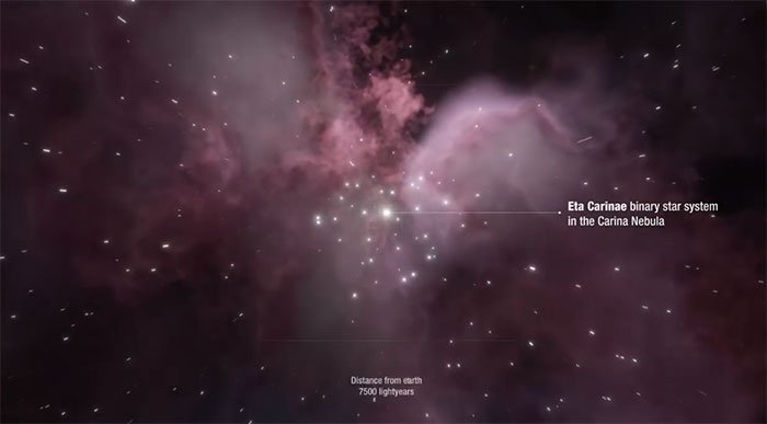 Picture 1 of Detected giant star system acting as a cosmic particle accelerator