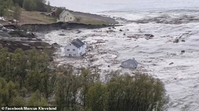 Picture 2 of Disappointingly the whole Norwegian land is being 'pulled' to the sea and sank