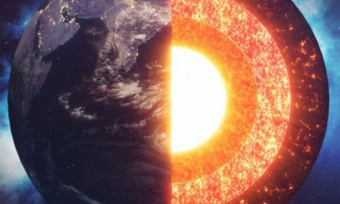 Picture 1 of Discover giant structure near the Earth's core