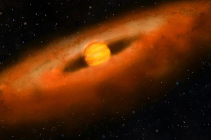 Picture 1 of Discovered that the brown dwarf closest to Earth contains the dust disk