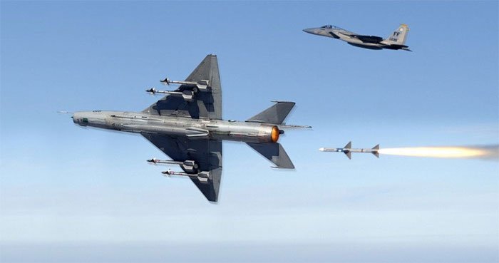 Picture 1 of Do rockets really chase fighters like in movies?
