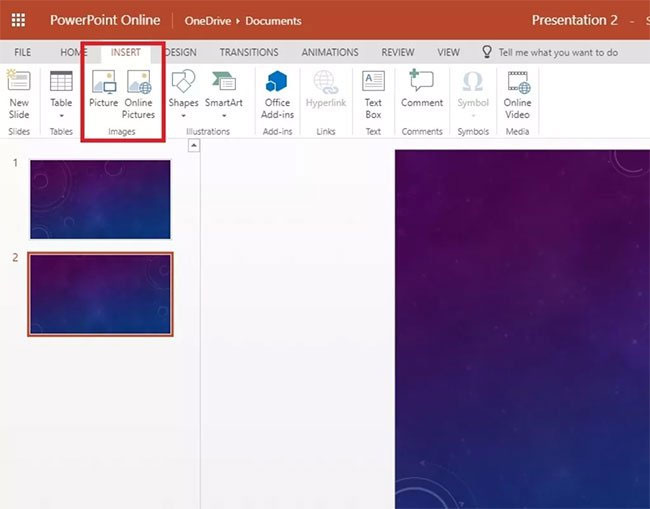 Picture 4 of Instructions for inserting GIF images into PowerPoint