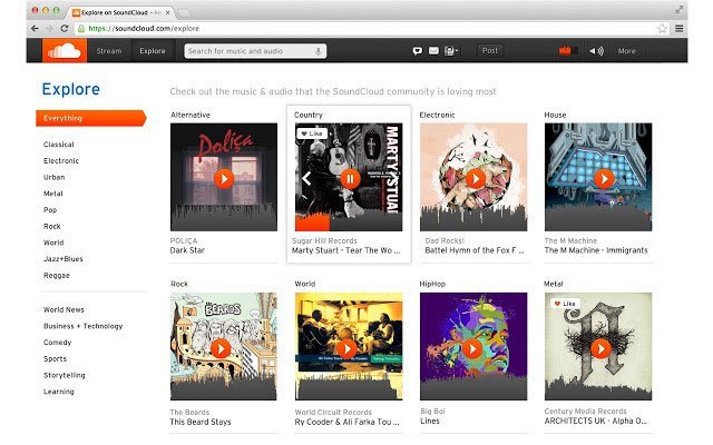 Instructions for using the SoundCloud application to listen to music for free Picture 3