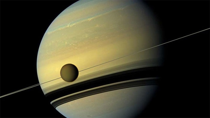 Picture 1 of Satellites leave Saturn faster and faster