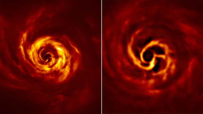 Picture 1 of Scientists take pictures of the planet being born