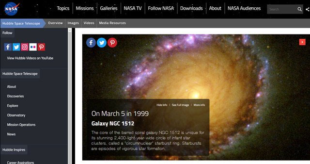 Picture 1 of The day you were born, outer space has something special? The Hubble Telescope will give you the answer
