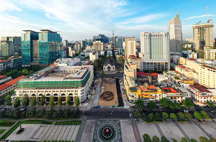 The first underground station of Ho Chi Minh City is gradually revealed