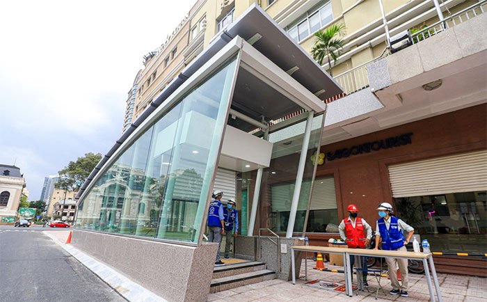 Picture 13 of The first underground station of Ho Chi Minh City is gradually revealed