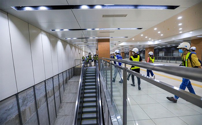Picture 7 of The first underground station of Ho Chi Minh City is gradually revealed