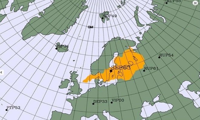 Picture 1 of The unexplained increase in radioactivity in Northern Europe