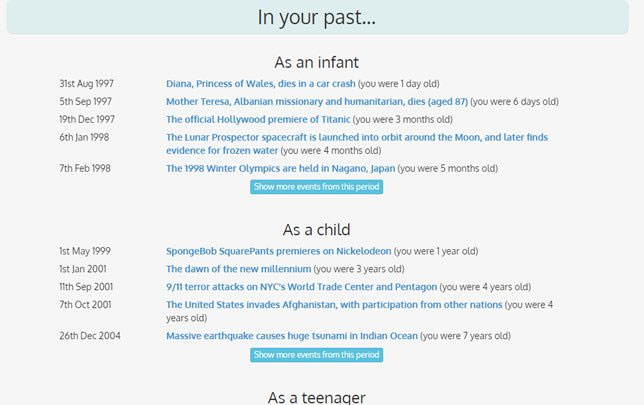 Picture 6 of What was special about the day you were born? This website will give you the answer!