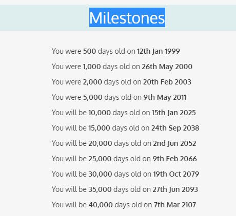Picture 7 of What was special about the day you were born? This website will give you the answer!
