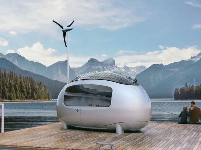 Picture 2 of What's in an egg-shaped 6m square house that costs $ 56,000?