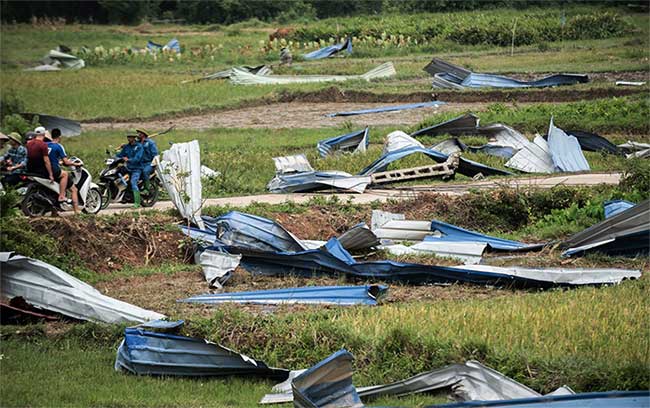 Why did cyclone swept away a wood workshop in Vinh Phuc in 5 minutes? Picture 1