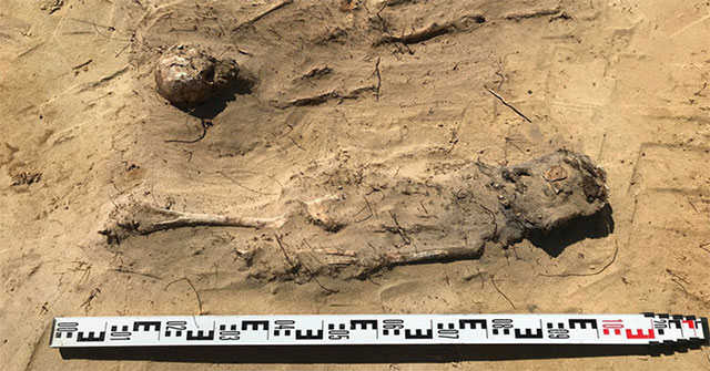 Ancient cemetery discovered burial about 100 children