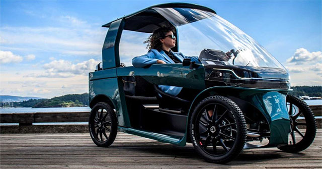 CityQ Car-eBike - Electric bike with an automobile design