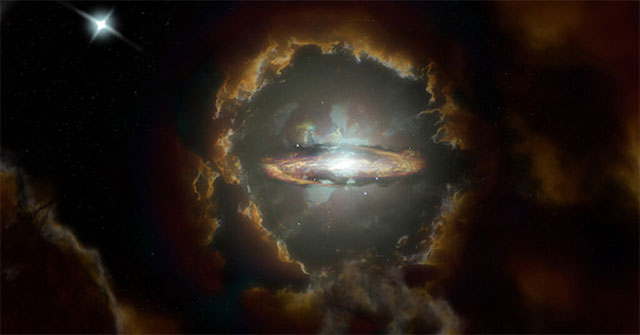 Discover the oldest disk galaxy