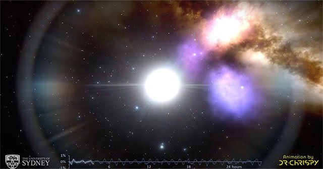 For the first time discovered the 'heartbeat' of the mysterious star