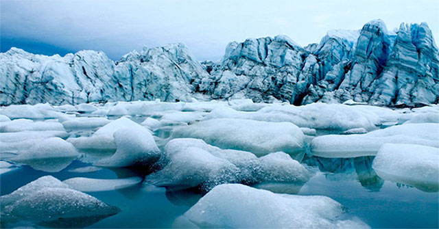 How did the melting ice phenomenon have serious consequences?