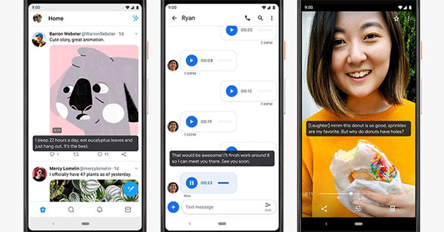 Instructions to enable automatic captioning on your phone in Google