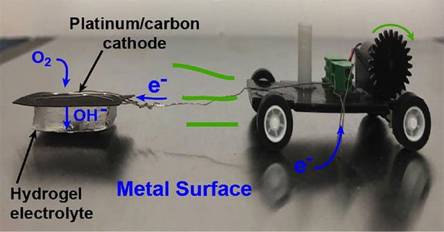 Robots can recharge themselves by 'eating metal'