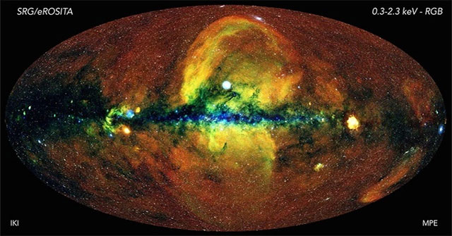 Space map contains over a million celestial objects