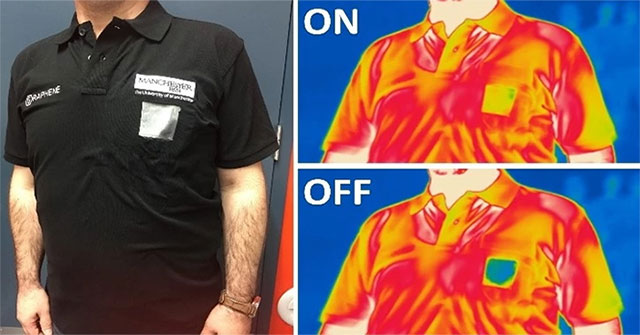 Successfully fabricated cooling fabric when hot and warm when cold