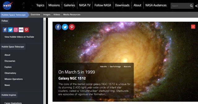 The day you were born, outer space has something special? The Hubble Telescope will give you the answer