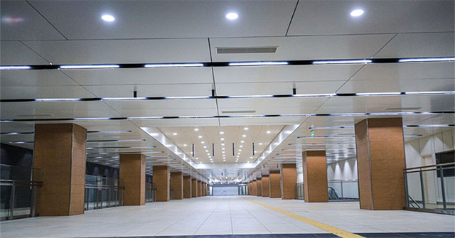 The first underground station of Ho Chi Minh City is gradually revealed