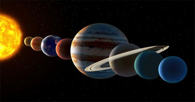 The interesting 'planetary parade' takes place in July