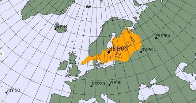The unexplained increase in radioactivity in Northern Europe