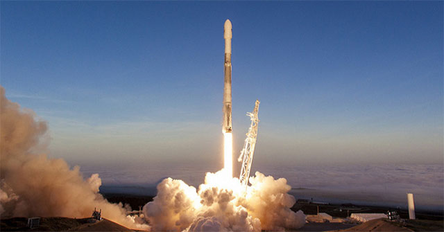 What does SpaceX use to send astronauts to the space station?