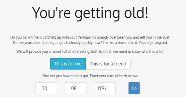 What was special about the day you were born? This website will give you the answer!