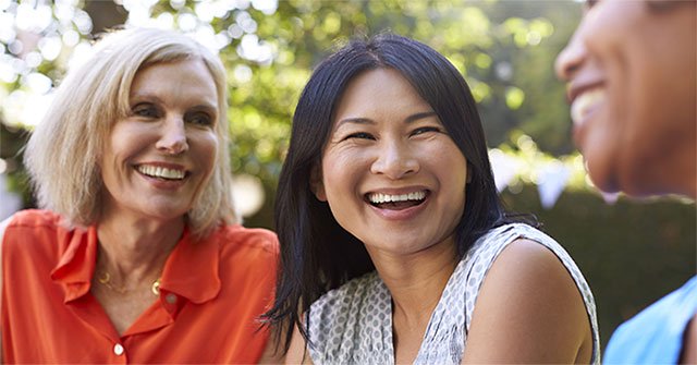 Why do women gain weight at menopause?