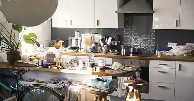 Why is it 'clean up' and the house is still messy?