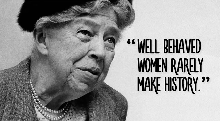 Picture 1 of 10 inspiring quotes from the world's most famous women.