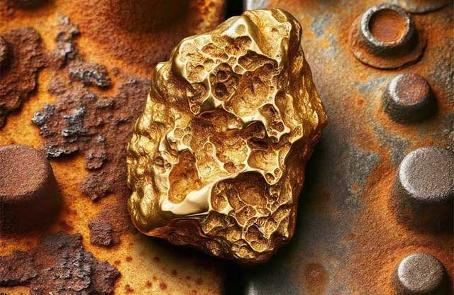 Picture 2 of 4.3 billion years ago, the Earth received a 'golden rain' with a mass of 6 billion tons, so where did all that gold go?