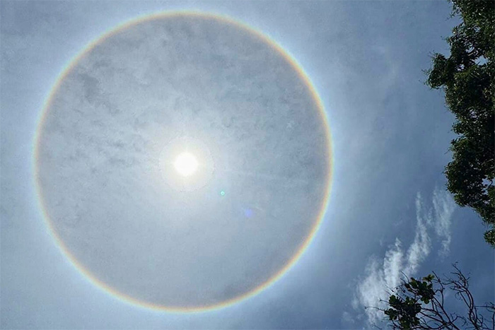 Picture 2 of A beautiful halo appears in the sky of Dong Nai