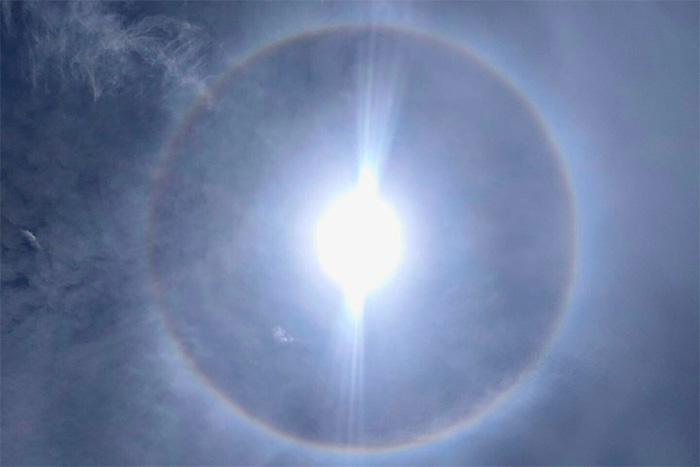 Picture 3 of A beautiful halo appears in the sky of Dong Nai
