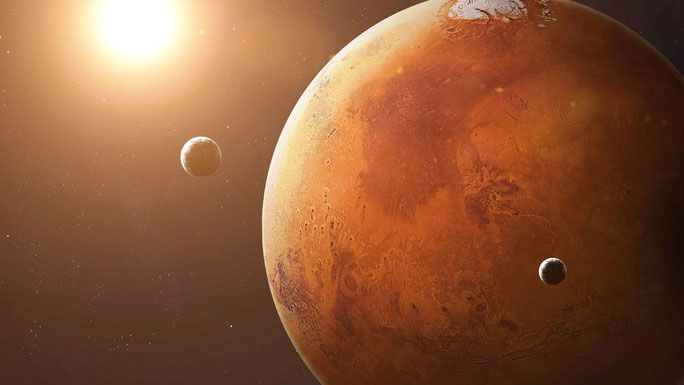Picture 1 of A planet very close to Earth is turning into a monster, tearing apart the moon