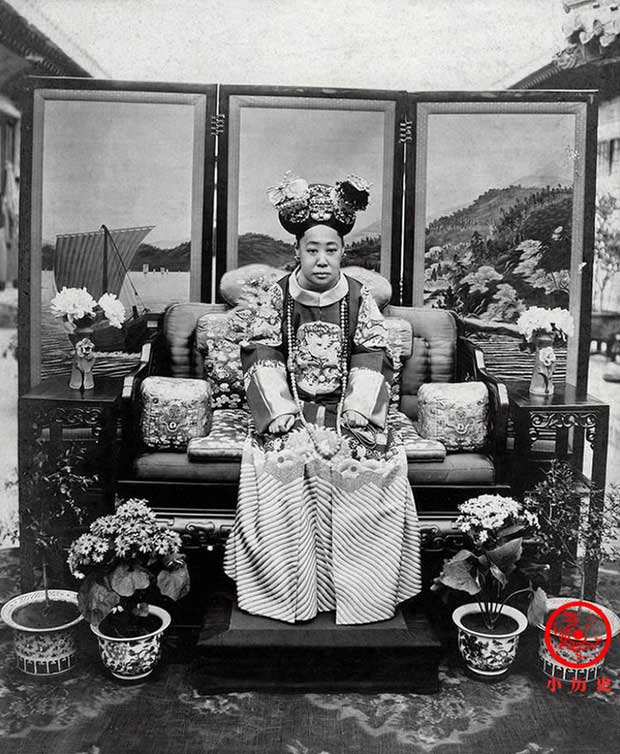 Picture 6 of A series of photos of the imperial harem of Emperor Guangxu of the Qing Dynasty: The empress with a hunched back, the concubines plump.